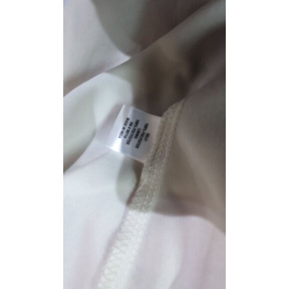 MSK Women’s V-Neck Floral Dress 2X Pink & White Short-Sleeve Empire Waist - Picture 8 of 8